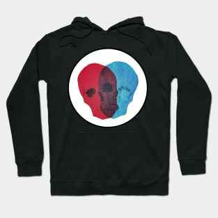 red and blue Hoodie